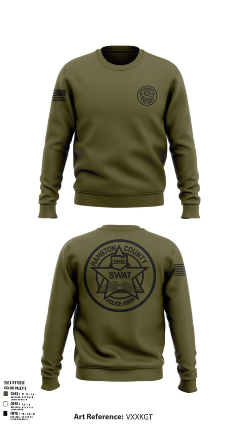 Crew Neck Sweatshirt, HCPA Swat, , Teamtime, Team time, sublimation, custom sports apparel, team uniforms, spirit wear, spiritwear, sports uniforms, custom shirts, team store, custom team store, fundraiser sports, apparel fundraiser