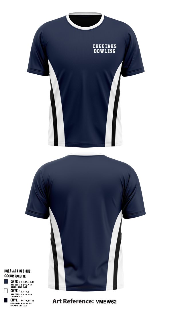 Cheetahs 63447729 Short Sleeve Performance Shirt - 1
