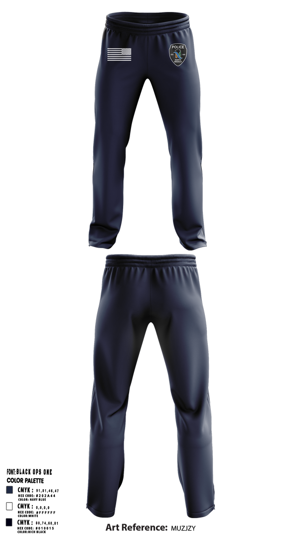 North Branch Police Dept. Sweatpants - 1