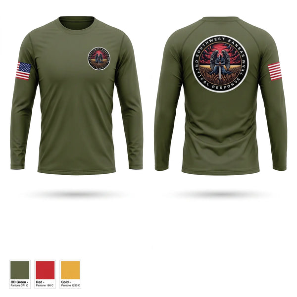 Long Sleeve Performance Shirt, SOUTHWEST KANSAS CRITICAL RESPONSE TEAM, Police, Teamtime, Team time, sublimation, custom sports apparel, team uniforms, spirit wear, spiritwear, sports uniforms, custom shirts, team store, custom team store, fundraiser sports, apparel fundraiser