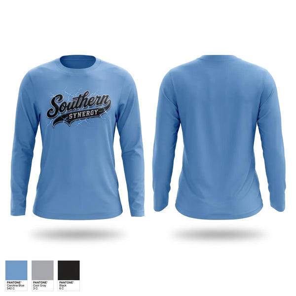 Long Sleeve Performance Shirt, Southern Synergy, Baseball, Teamtime, Team time, sublimation, custom sports apparel, team uniforms, spirit wear, spiritwear, sports uniforms, custom shirts, team store, custom team store, fundraiser sports, apparel fundraiser
