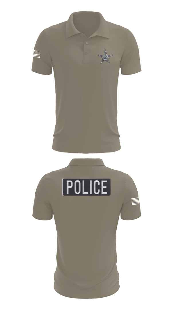 Short Sleeve Performance Polo, Round Lake Park Police Department, Police, Teamtime, Team time, sublimation, custom sports apparel, team uniforms, spirit wear, spiritwear, sports uniforms, custom shirts, team store, custom team store, fundraiser sports, apparel fundraiser