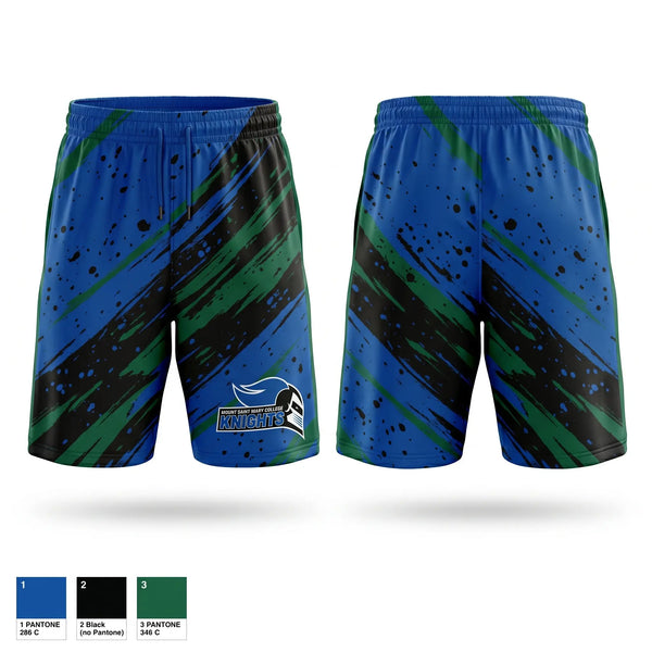 Athletic Shorts With Pockets, Mount Saint Mary College Swimming, Swimming, Teamtime, Team time, sublimation, custom sports apparel, team uniforms, spirit wear, spiritwear, sports uniforms, custom shirts, team store, custom team store, fundraiser sports, apparel fundraiser