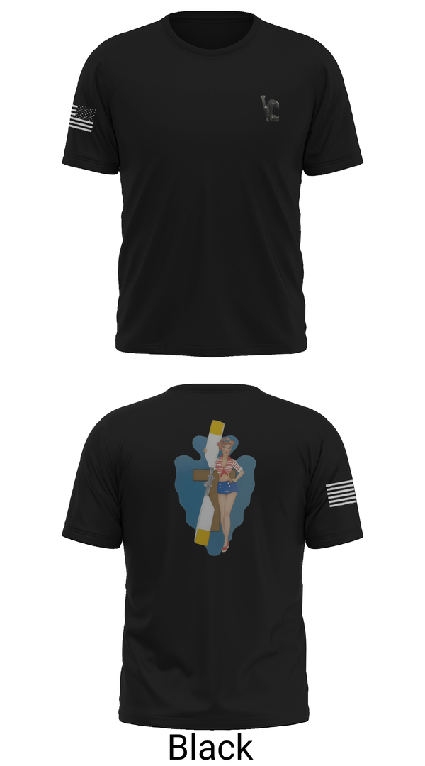 Short Sleeve Performance Shirt, B Co 1/114th Maintenance, Army, Teamtime, Team time, sublimation, custom sports apparel, team uniforms, spirit wear, spiritwear, sports uniforms, custom shirts, team store, custom team store, fundraiser sports, apparel fundraiser