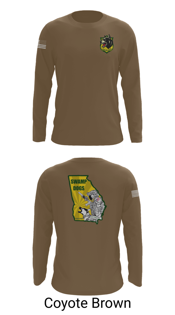 Long Sleeve Performance Shirt, 93D MP DET (MWD), , Teamtime, Team time, sublimation, custom sports apparel, team uniforms, spirit wear, spiritwear, sports uniforms, custom shirts, team store, custom team store, fundraiser sports, apparel fundraiser