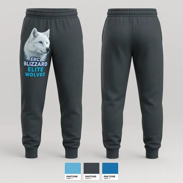 Sweatpants, FBC Blizzard Elite Wolves, Women's Basketball, Teamtime, Team time, sublimation, custom sports apparel, team uniforms, spirit wear, spiritwear, sports uniforms, custom shirts, team store, custom team store, fundraiser sports, apparel fundraiser