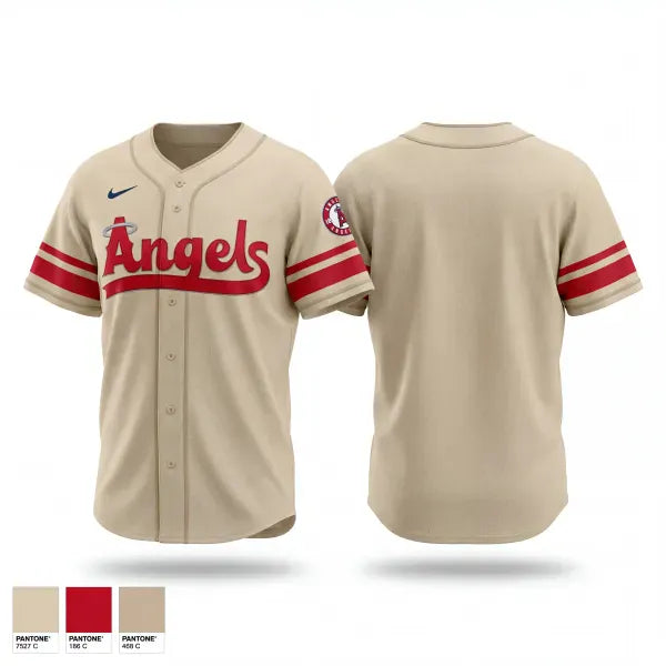 Full Button Baseball Jersey, Angels, Baseball, Teamtime, Team time, sublimation, custom sports apparel, team uniforms, spirit wear, spiritwear, sports uniforms, custom shirts, team store, custom team store, fundraiser sports, apparel fundraiser