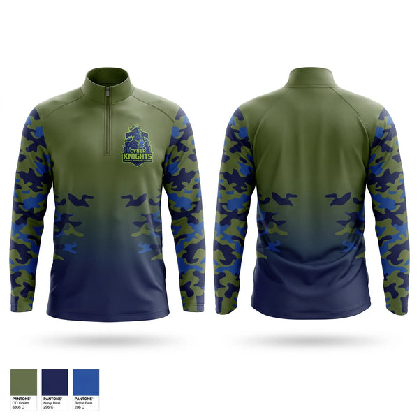 Quarter Zip Jacket, Gaming and Technology academy, Spirit Store, Teamtime, Team time, sublimation, custom sports apparel, team uniforms, spirit wear, spiritwear, sports uniforms, custom shirts, team store, custom team store, fundraiser sports, apparel fundraiser