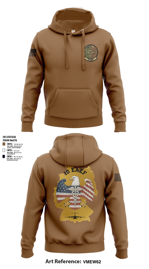 10th Expeditionary Aeromedical Evacuation Flight (10th EAEF/26.1) 21411878 Hoodie - 1
