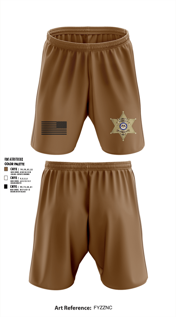 Panola County Sheriff’s Office Athletic Shorts With Pockets - 1