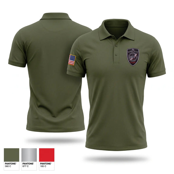 Short Sleeve Performance Polo, SORT, Police, Teamtime, Team time, sublimation, custom sports apparel, team uniforms, spirit wear, spiritwear, sports uniforms, custom shirts, team store, custom team store, fundraiser sports, apparel fundraiser