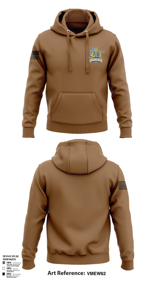 Hoodie, Central Illinois Army Recruiting Company, , Teamtime, Team time, sublimation, custom sports apparel, team uniforms, spirit wear, spiritwear, sports uniforms, custom shirts, team store, custom team store, fundraiser sports, apparel fundraiser