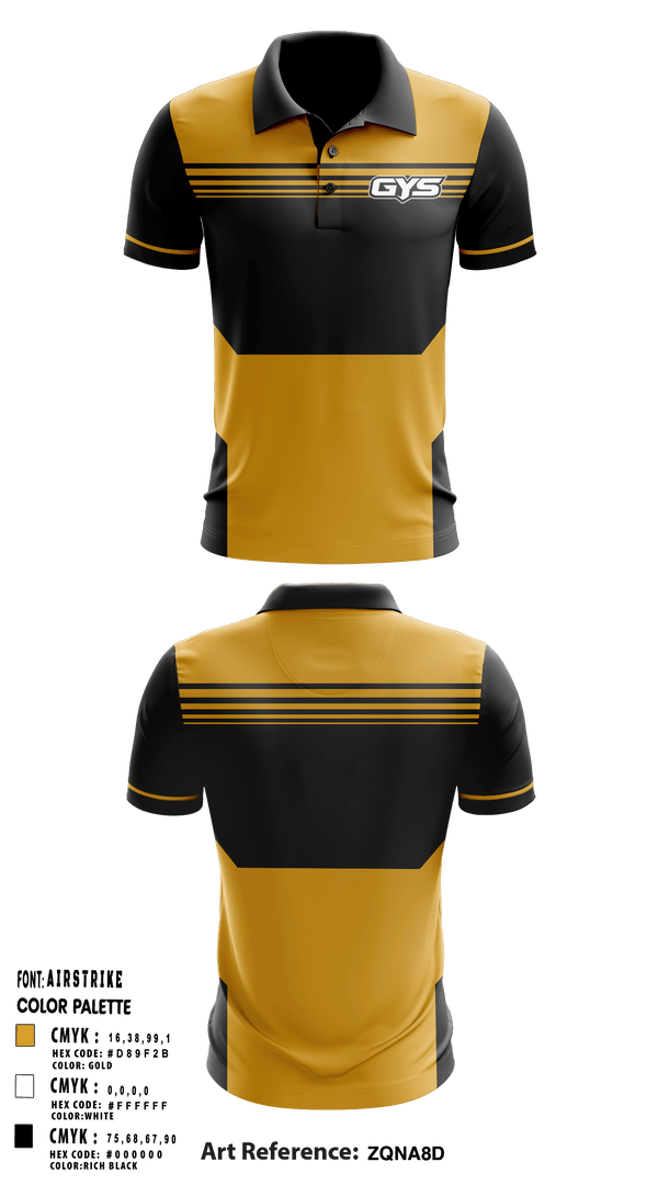 GYS 27849483 Short Sleeve Performance Polo - 1