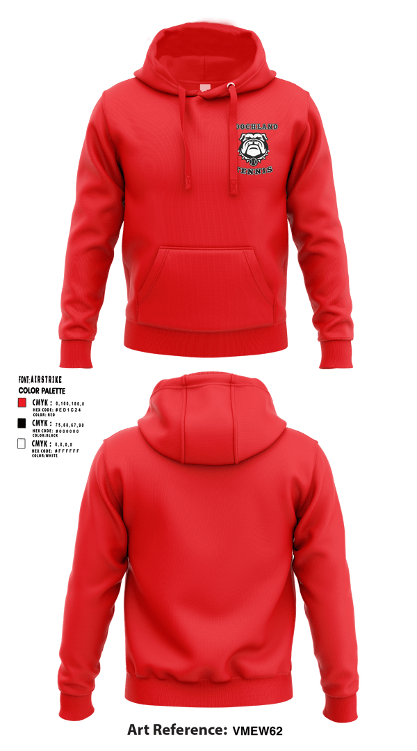 GHS Boys Tennis 6681455 Hoodie - 3
