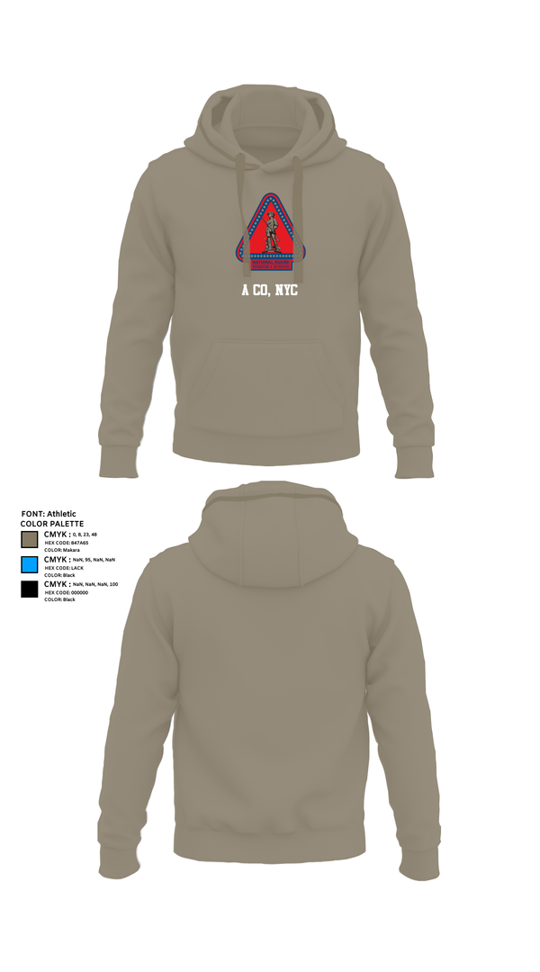 Hoodie, A Co, NYC, , Teamtime, Team time, sublimation, custom sports apparel, team uniforms, spirit wear, spiritwear, sports uniforms, custom shirts, team store, custom team store, fundraiser sports, apparel fundraiser