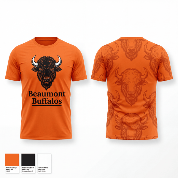 Beaumont Buffaloes 21518540 Short Sleeve Performance Shirt - 1