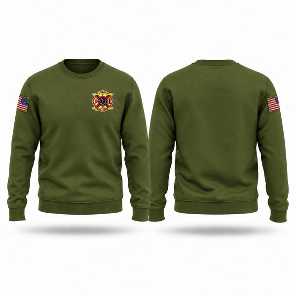 Crew Neck Sweatshirt, Terry Volunteer Fire Department, Fire Department, Teamtime, Team time, sublimation, custom sports apparel, team uniforms, spirit wear, spiritwear, sports uniforms, custom shirts, team store, custom team store, fundraiser sports, apparel fundraiser