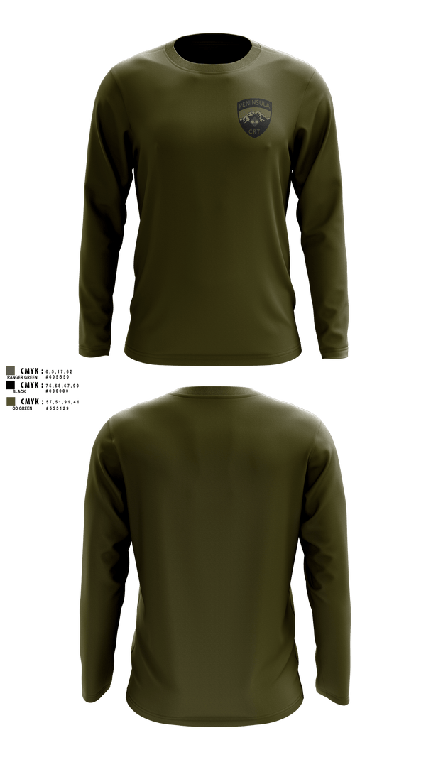 PENINSULA CRISIS RESPONSE TEAM 40299009 Long Sleeve Rash Guard Shirt - 51