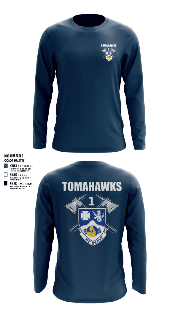 1-23 IN PT Gear Long Sleeve Performance Shirt - 2