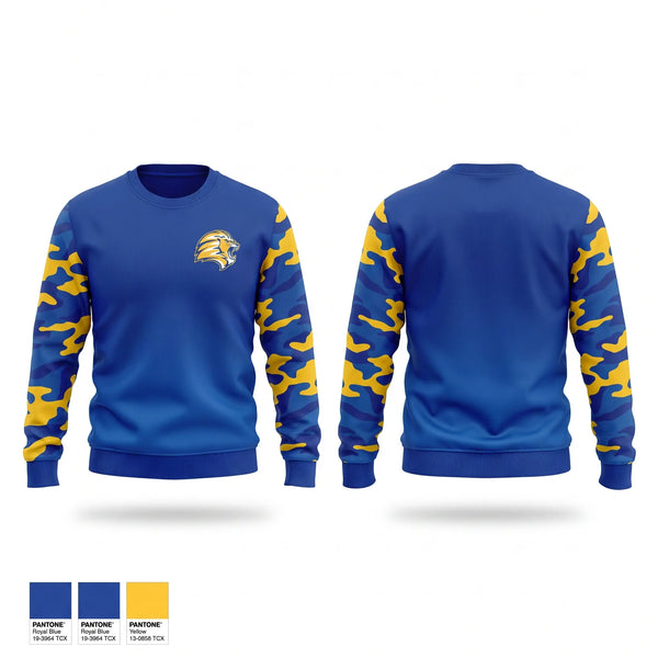 Crew Neck Sweatshirt, Lions, Baseball, Teamtime, Team time, sublimation, custom sports apparel, team uniforms, spirit wear, spiritwear, sports uniforms, custom shirts, team store, custom team store, fundraiser sports, apparel fundraiser