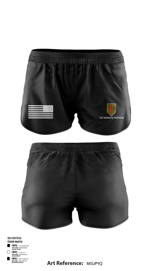 Ranger Panties, 1st Infantry Division, , Teamtime, Team time, sublimation, custom sports apparel, team uniforms, spirit wear, spiritwear, sports uniforms, custom shirts, team store, custom team store, fundraiser sports, apparel fundraiser