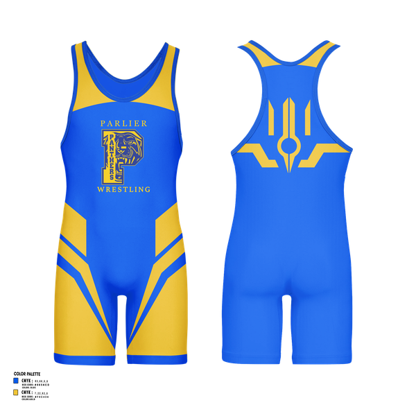 Wrestling Singlet, Parlier Panthers Wrestling, Wrestling, Teamtime, Team time, sublimation, custom sports apparel, team uniforms, spirit wear, spiritwear, sports uniforms, custom shirts, team store, custom team store, fundraiser sports, apparel fundraiser