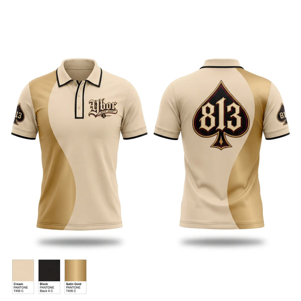 Short Sleeve Performance Polo, Ybor City Aces, Baseball, Teamtime, Team time, sublimation, custom sports apparel, team uniforms, spirit wear, spiritwear, sports uniforms, custom shirts, team store, custom team store, fundraiser sports, apparel fundraiser