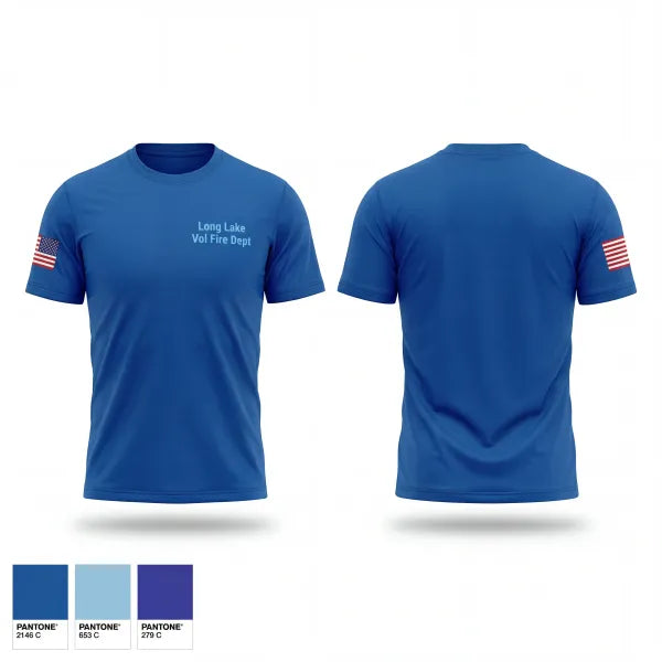 Short Sleeve Performance Shirt, Long Lake Vol. Fire Dept., Fire Department, Teamtime, Team time, sublimation, custom sports apparel, team uniforms, spirit wear, spiritwear, sports uniforms, custom shirts, team store, custom team store, fundraiser sports, apparel fundraiser