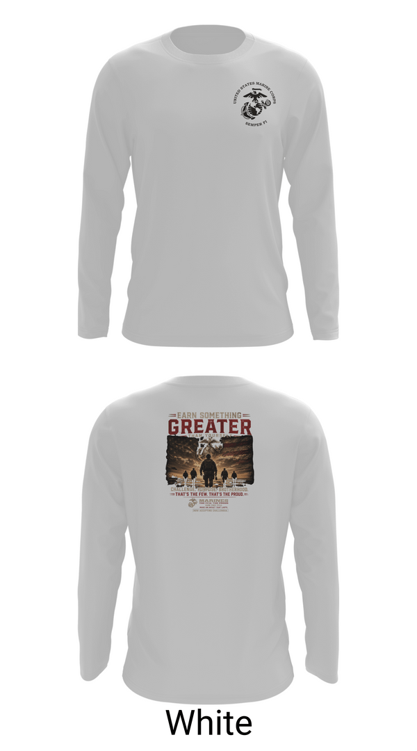 Long Sleeve Performance Shirt, RSS MCDONOUGH, Marines, Teamtime, Team time, sublimation, custom sports apparel, team uniforms, spirit wear, spiritwear, sports uniforms, custom shirts, team store, custom team store, fundraiser sports, apparel fundraiser