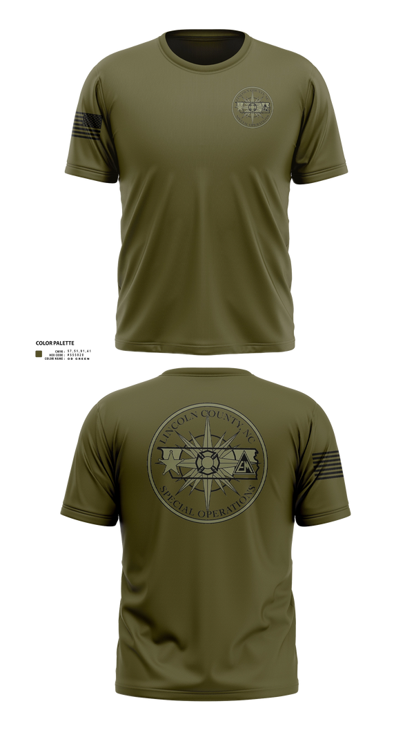 Short Sleeve Performance Shirt, Lincoln County Special Operations, Police, Teamtime, Team time, sublimation, custom sports apparel, team uniforms, spirit wear, spiritwear, sports uniforms, custom shirts, team store, custom team store, fundraiser sports, apparel fundraiser