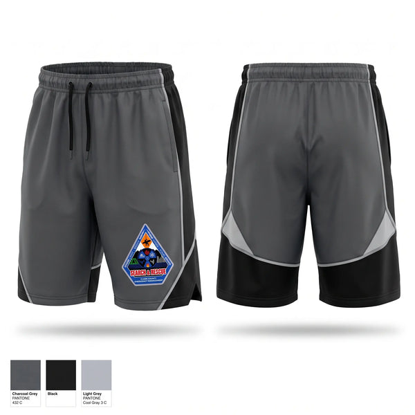 Athletic Shorts With Pockets, Clark County Search and Rescue, Police, Teamtime, Team time, sublimation, custom sports apparel, team uniforms, spirit wear, spiritwear, sports uniforms, custom shirts, team store, custom team store, fundraiser sports, apparel fundraiser
