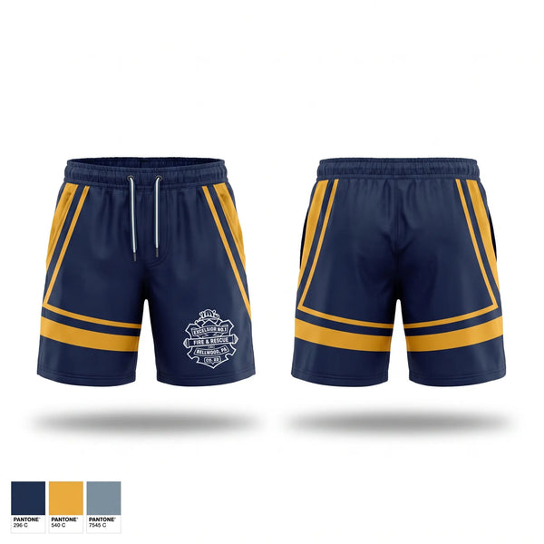 Athletic Shorts With Pockets, Excelsior No. 1, Fire Department, Teamtime, Team time, sublimation, custom sports apparel, team uniforms, spirit wear, spiritwear, sports uniforms, custom shirts, team store, custom team store, fundraiser sports, apparel fundraiser