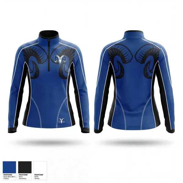 Quarter Zip Jacket, Ramsay, Softball, Teamtime, Team time, sublimation, custom sports apparel, team uniforms, spirit wear, spiritwear, sports uniforms, custom shirts, team store, custom team store, fundraiser sports, apparel fundraiser