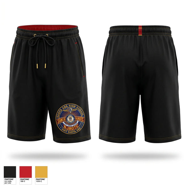 Athletic Shorts With Pockets, Santa Ana, Navy, Teamtime, Team time, sublimation, custom sports apparel, team uniforms, spirit wear, spiritwear, sports uniforms, custom shirts, team store, custom team store, fundraiser sports, apparel fundraiser