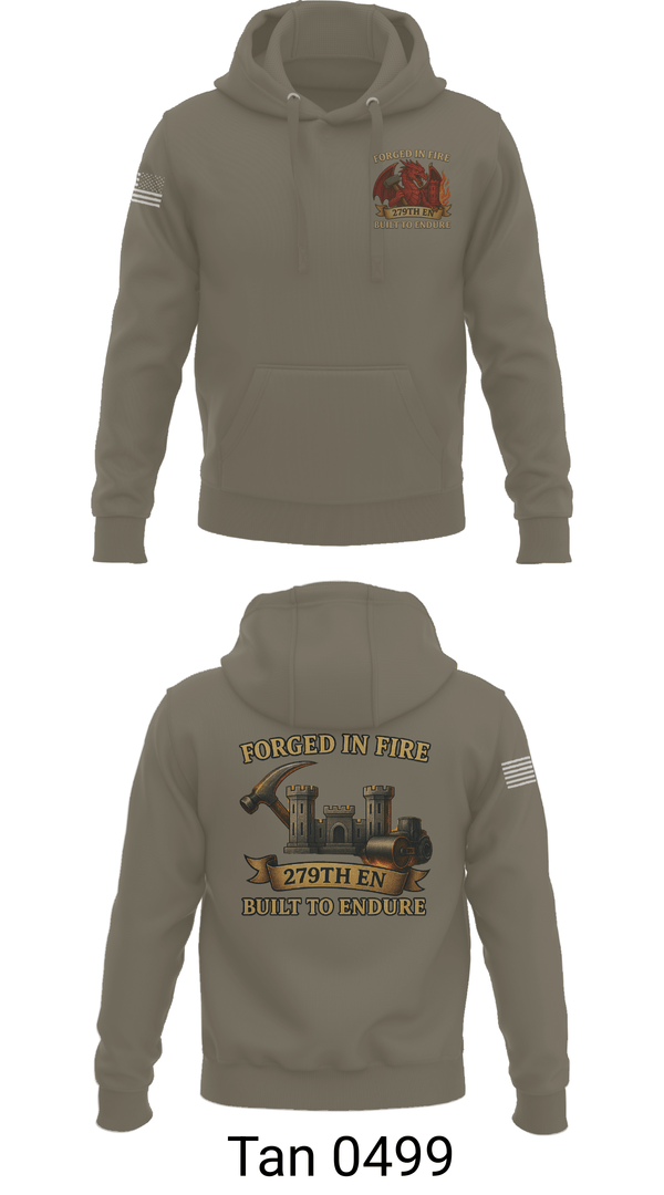 Hoodie, 279TH Engineer Detachment, Army, Teamtime, Team time, sublimation, custom sports apparel, team uniforms, spirit wear, spiritwear, sports uniforms, custom shirts, team store, custom team store, fundraiser sports, apparel fundraiser