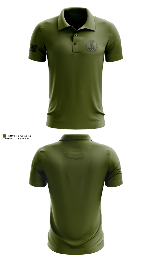 Short Sleeve Performance Polo, Franklin County Sheriff Office K9, Police, Teamtime, Team time, sublimation, custom sports apparel, team uniforms, spirit wear, spiritwear, sports uniforms, custom shirts, team store, custom team store, fundraiser sports, apparel fundraiser