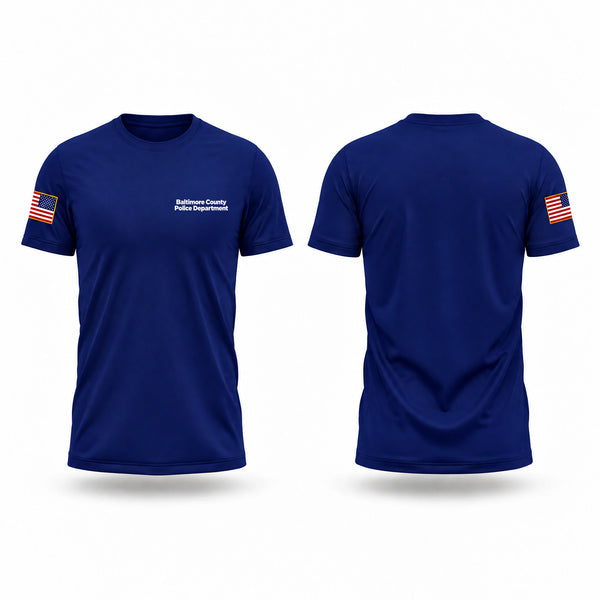 Old School Cotton Feel Shirt, Baltimore County Police Department, Police, Teamtime, Team time, sublimation, custom sports apparel, team uniforms, spirit wear, spiritwear, sports uniforms, custom shirts, team store, custom team store, fundraiser sports, apparel fundraiser