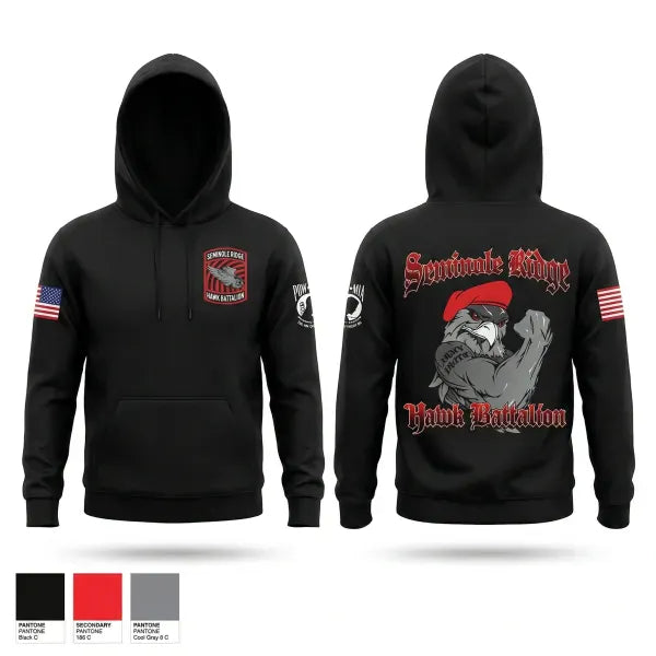 Hoodie, Hawk Battalion, Army, Teamtime, Team time, sublimation, custom sports apparel, team uniforms, spirit wear, spiritwear, sports uniforms, custom shirts, team store, custom team store, fundraiser sports, apparel fundraiser