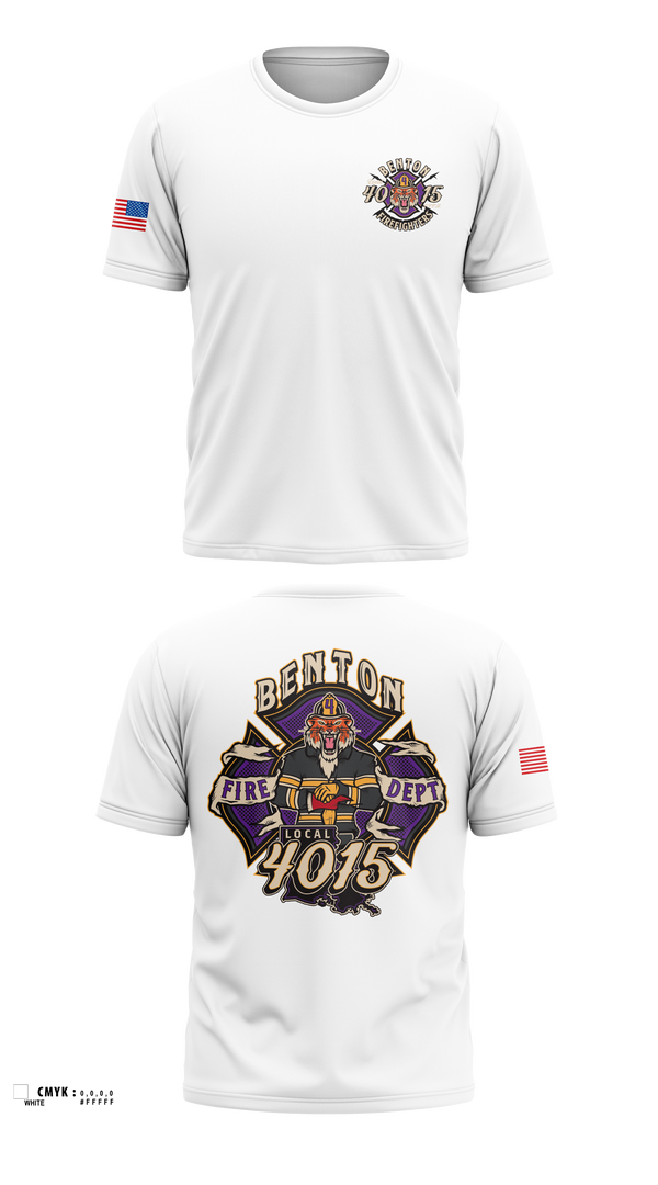 Short Sleeve Performance Shirt, Benton Fire, Fire Department, Teamtime, Team time, sublimation, custom sports apparel, team uniforms, spirit wear, spiritwear, sports uniforms, custom shirts, team store, custom team store, fundraiser sports, apparel fundraiser