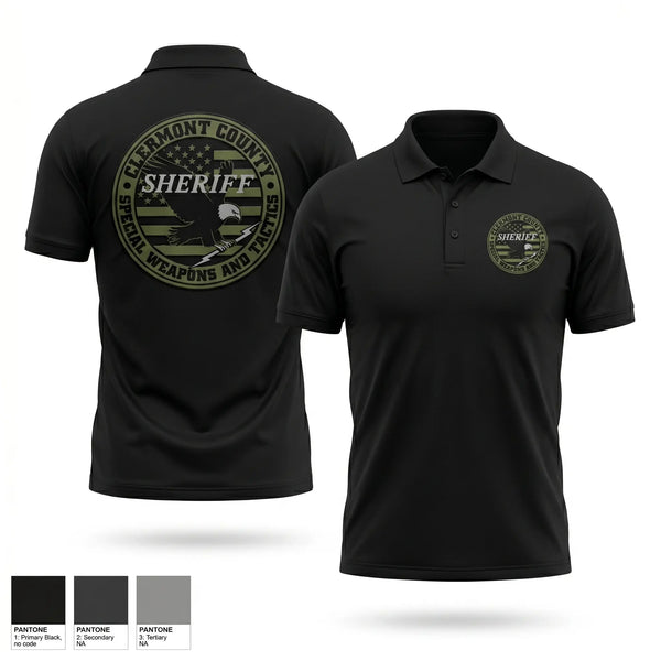 Short Sleeve Performance Polo, Swat, Police, Teamtime, Team time, sublimation, custom sports apparel, team uniforms, spirit wear, spiritwear, sports uniforms, custom shirts, team store, custom team store, fundraiser sports, apparel fundraiser