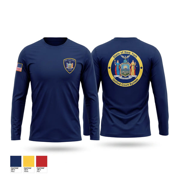 Long Sleeve Performance Shirt, NYS Courts, Police, Teamtime, Team time, sublimation, custom sports apparel, team uniforms, spirit wear, spiritwear, sports uniforms, custom shirts, team store, custom team store, fundraiser sports, apparel fundraiser