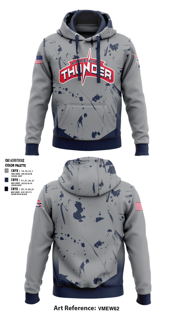 Hoodie, Lake City Thunder, Softball, Teamtime, Team time, sublimation, custom sports apparel, team uniforms, spirit wear, spiritwear, sports uniforms, custom shirts, team store, custom team store, fundraiser sports, apparel fundraiser