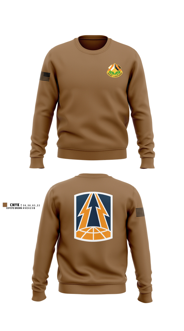 Crew Neck Sweatshirt, 335th Signal Command (Theater), Army, Teamtime, Team time, sublimation, custom sports apparel, team uniforms, spirit wear, spiritwear, sports uniforms, custom shirts, team store, custom team store, fundraiser sports, apparel fundraiser