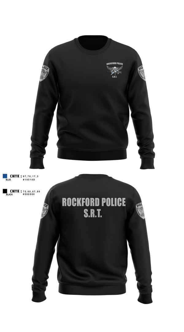 Rockford Police S.R.T. 53672195 Crew Neck Sweatshirt - 6