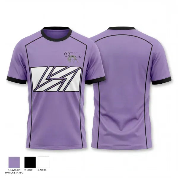 Old School Cotton Feel Shirt, Legacy Dance Collective, Spirit Store, Teamtime, Team time, sublimation, custom sports apparel, team uniforms, spirit wear, spiritwear, sports uniforms, custom shirts, team store, custom team store, fundraiser sports, apparel fundraiser