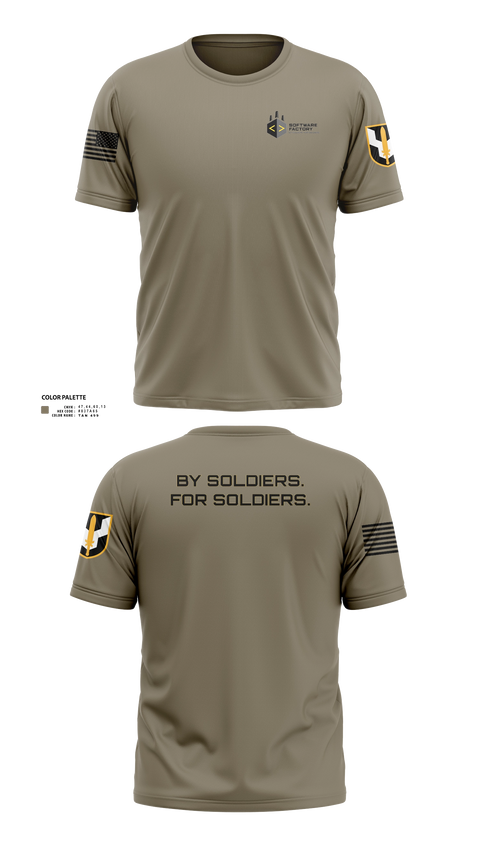 Short Sleeve Performance Shirt, Army Software Factory, Army, Teamtime, Team time, sublimation, custom sports apparel, team uniforms, spirit wear, spiritwear, sports uniforms, custom shirts, team store, custom team store, fundraiser sports, apparel fundraiser