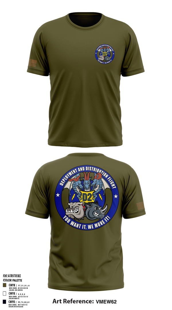 96 LRS D Flight Short Sleeve Performance Shirt - 4