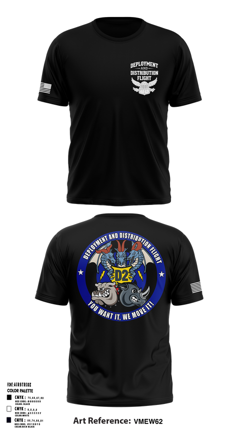 96 LRS D Flight Short Sleeve Performance Shirt - 7