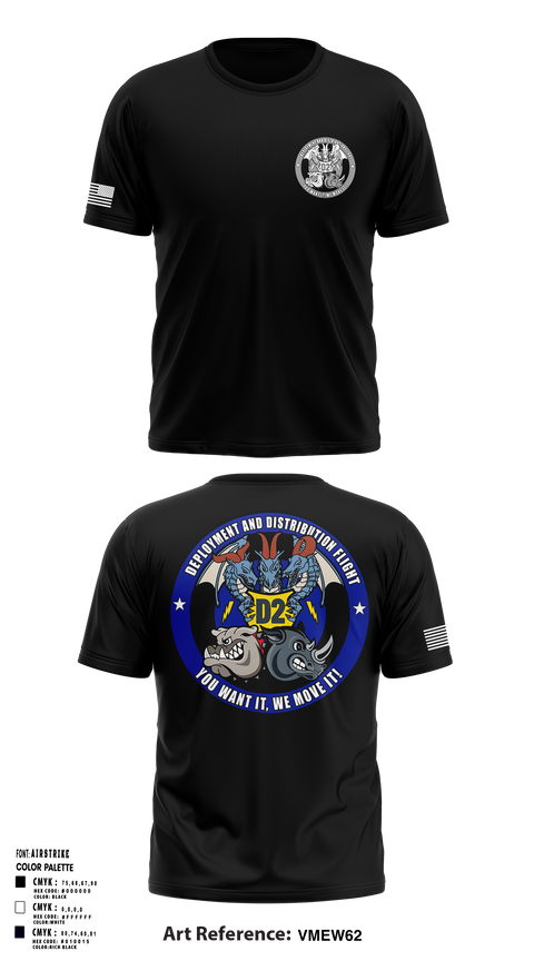 96 LRS D Flight Short Sleeve Performance Shirt - 8