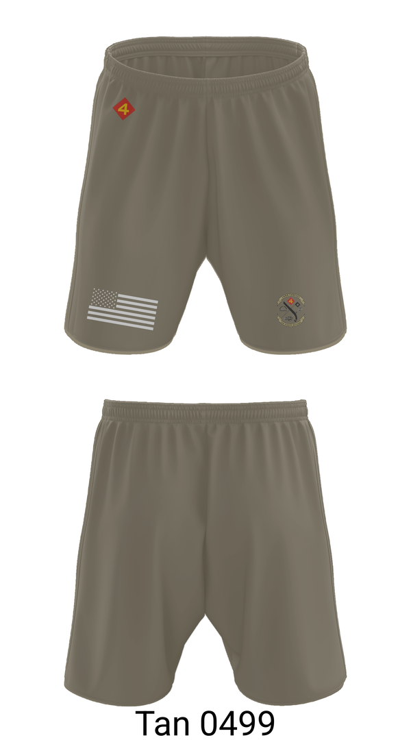 Athletic Shorts With Pockets, 14th Marine regiment 4th Marine corps division, , Teamtime, Team time, sublimation, custom sports apparel, team uniforms, spirit wear, spiritwear, sports uniforms, custom shirts, team store, custom team store, fundraiser sports, apparel fundraiser